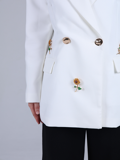 Sunflowers blazer